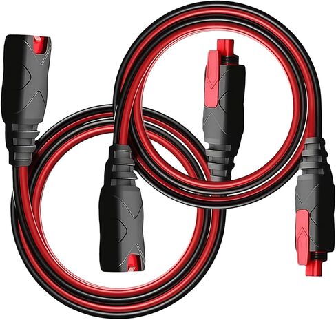 2-Pack 10-Ft 16AWG Extension Cable Fit for NOCO GC004 X-Connect, with Fused WaterproofPlugs for Genius Smart Battery Chargers, Compatiblewith GENIUS1, GENIUS2, G750, G1100, G3500 in Kuwait