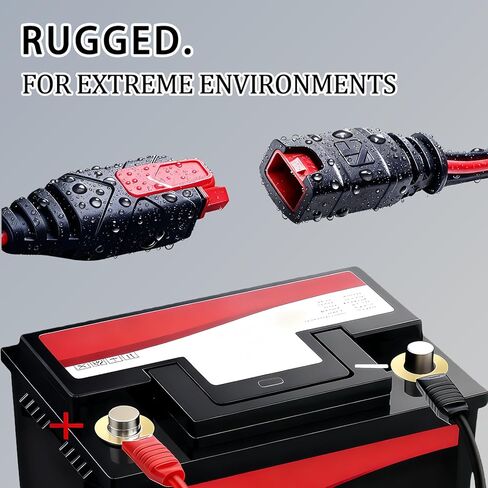 2-Pack 10-Ft 16AWG Extension Cable Fit for NOCO GC004 X-Connect, with Fused WaterproofPlugs for Genius Smart Battery Chargers, Compatiblewith GENIUS1, GENIUS2, G750, G1100, G3500 in Kuwait