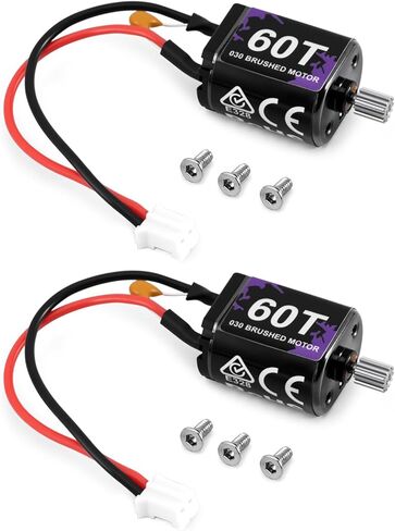 INJORA 60T 030-Size Brushed Motor for 1/30 Axial SCX30 (2-Pack) in Kuwait