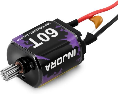 INJORA 60T 030-Size Brushed Motor for 1/30 Axial SCX30 (2-Pack) in Kuwait