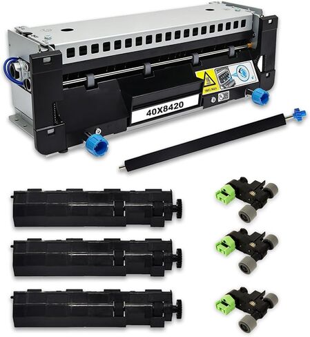 مجموعة صيانة المصهر 40X8420 40X8425 المتوافقة مع طابعة Lexmark MS810 MS811 MS812 MS817 MX710 MX711 MX810 MX811 MX812 M5155 M5163 M5170 تتضمن مصهر 40X7743 (110 فولت / 120 فولت) in Kuwait