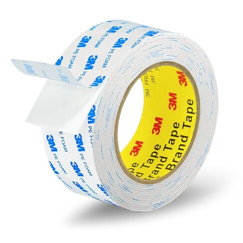 3M Double Sided Tape 1"×16.5ft No Residue,Picture Hanging Strips Heavy Duty Mounting Tape, Removable PE Foam Tape Waterproof for Poster Tape, Carpet Tape Rug Gripper,Art & Craft Tape in Kuwait