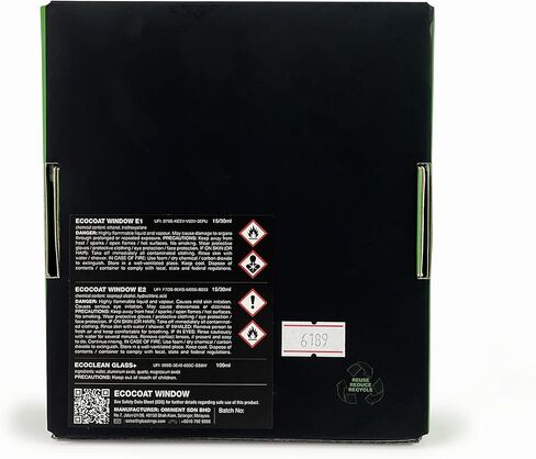 IGL Ecocoat Window Hydrophobic Glass Coating (60ml) Ultimate Ceramic Coating DIY Kit in Kuwait