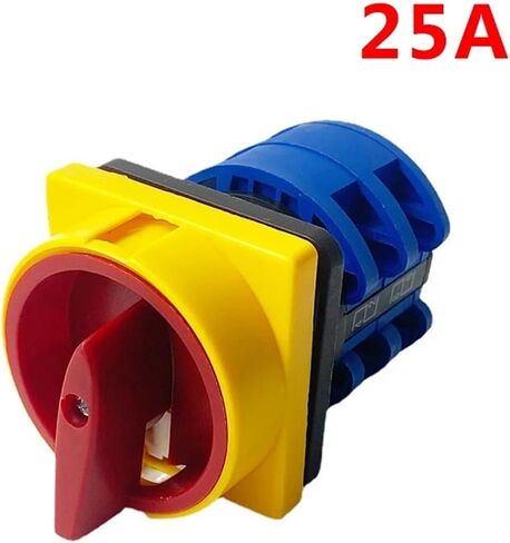 Electric Universal Conversion cam Switch LW26-25GS/04 380V 25A Power Cut-Off knob Isolation Master Control Padlock Off-ON in Kuwait