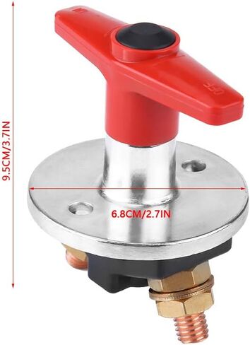 Power Cut Off Switch 12V 24V 36V 48V 60V, 300A Heavy Duty Master Kill Switch for Car Auto Marine RV, Anti Leakage Disconnect with Knob for Vehicle Electrical System in Kuwait