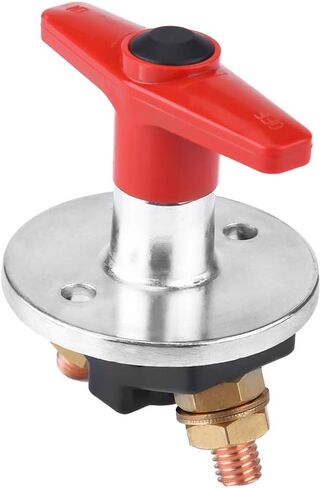 Power Cut Off Switch 12V 24V 36V 48V 60V, 300A Heavy Duty Master Kill Switch for Car Auto Marine RV, Anti Leakage Disconnect with Knob for Vehicle Electrical System in Kuwait