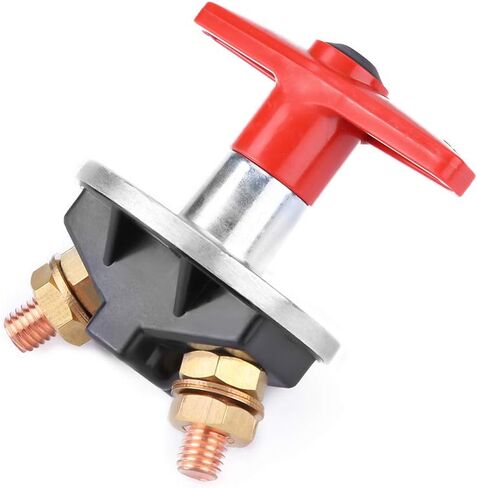 Power Cut Off Switch 12V 24V 36V 48V 60V, 300A Heavy Duty Master Kill Switch for Car Auto Marine RV, Anti Leakage Disconnect with Knob for Vehicle Electrical System in Kuwait
