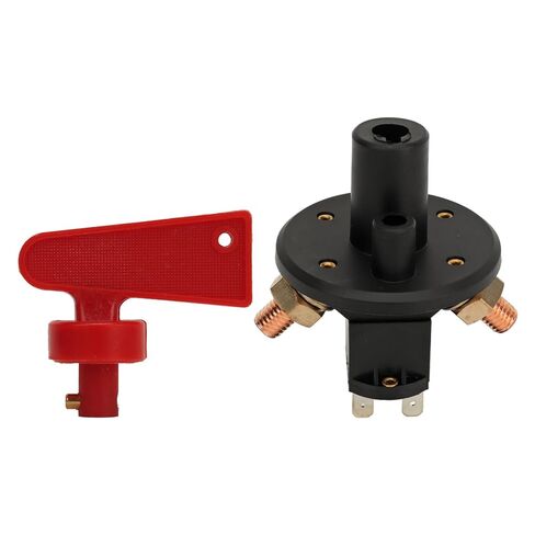 مفتاح فصل عازل البطارية الرئيسي، DC12 24V 400A Kill Switch مع محطة M10x2، ABS ومفتاح الطاقة المقطوع من النحاس لسلامة سباق السيارات والبطارية in Kuwait