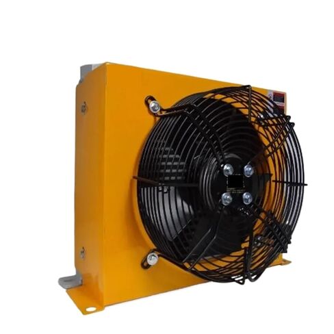 AH1012 Hydraulic Air Cooler 24V/12V/220/380 Truck-Mounted Crane Modified Fuel Tank Cooling Cooler Air-Cooled Oil Radiator Efficient Shock Absorption(220) in Saudi Arabia