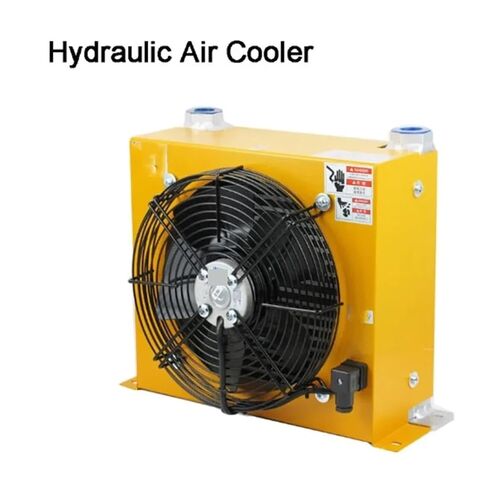 AH1012 Hydraulic Air Cooler 24V/12V/220/380 Truck-Mounted Crane Modified Fuel Tank Cooling Cooler Air-Cooled Oil Radiator Efficient Shock Absorption(220) in Saudi Arabia