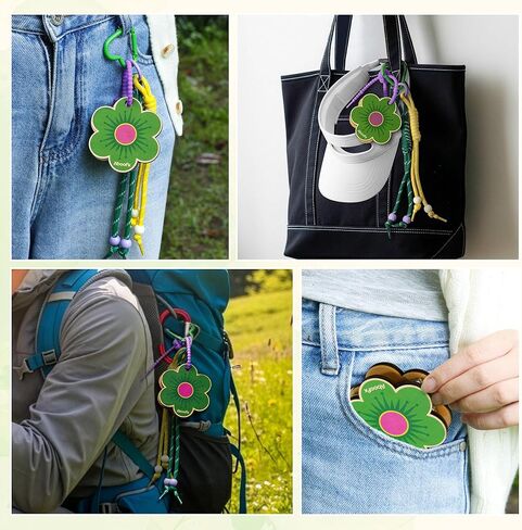 Aboofx Mini Flower Press 3" x 3", Pocket Flower Press Kit for DIY Crafts, Journaling and Gift for Nature Lovers in Kuwait