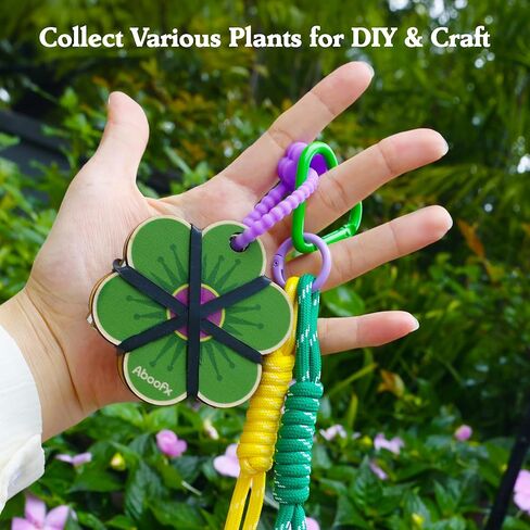 Aboofx Mini Flower Press 3" x 3", Pocket Flower Press Kit for DIY Crafts, Journaling and Gift for Nature Lovers in Kuwait
