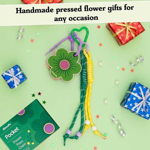 Aboofx Mini Flower Press 3" x 3", Pocket Flower Press Kit for DIY Crafts, Journaling and Gift for Nature Lovers in Kuwait