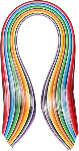 180pcs Quilling Strips Paper 1/8"(3mm) 54cm Origami Paper Quilling Strip for Art DIY Hand Craft 36 Colors in Kuwait