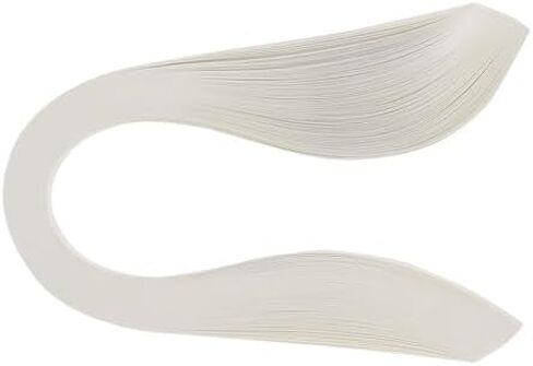 Quilling Strips Paper 600pcs 1/8(3mm) 39cm Length for Craft Work Origami Paper Quilling Strip for Art Hand Craft Christmas for Decorating Cards Gift Bags Picture Frames (Ivory in Kuwait
