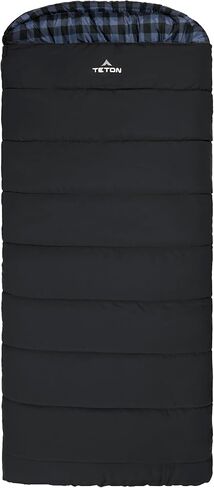 TETON Sports Bridger Canvas Sleeping Bag, -35˚F, -20˚F, 0˚F, 20˚F Degree Options - Cold Weather Winter All-Season Outdoor Gear, Car & Tent Camping Accessories & Essentials - Pecan/Fox, -20˚F in Saudi Arabia