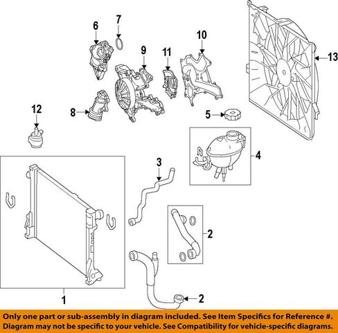 Mercedes-Benz 204 906 68 02, Engine Cooling Fan Assembly in Kuwait