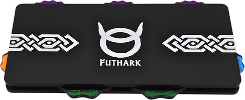 جهاز تتبع الحياة Futhark Commander لـ MTG - إصدار جديد - عداد قرص أكريليك بتصميم مغناطيسي متين - ملحق MTG لقائد EDH متوافق مع السحر: The Gathering and TCG الأخرى in Kuwait