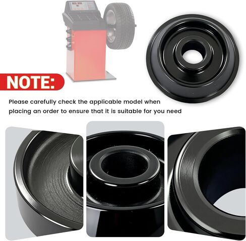 Wheel Balancer Truck Dual Collet Centering Cone 4.72"-6.85" Fit for 40mm Shaft Replace 2051-40 205140 in Kuwait