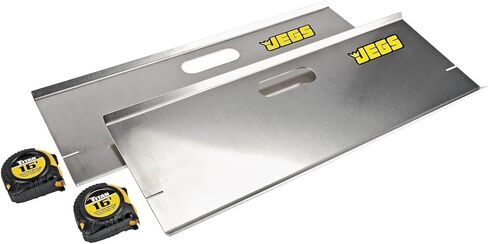 JEGS Aluminum Toe Plates | Made In USA | 24in.x 9in.x 0.120in.thick | Includes Two Toe Plates And Two Tape Measures in Kuwait