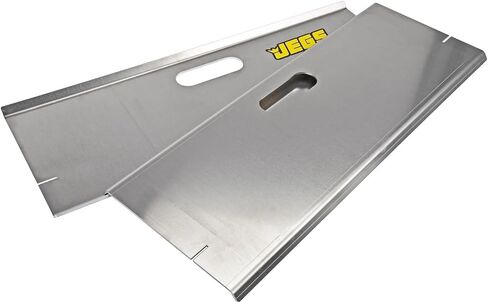 JEGS Aluminum Toe Plates | Made In USA | 24in.x 9in.x 0.120in.thick | Includes Two Toe Plates And Two Tape Measures in Kuwait