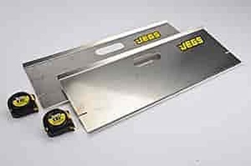 JEGS Aluminum Toe Plates | Made In USA | 24in.x 9in.x 0.120in.thick | Includes Two Toe Plates And Two Tape Measures in Kuwait