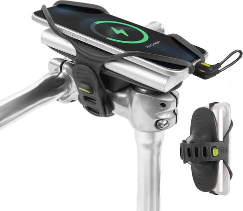 Bone Bike Tie 6 Pro, Bicycle Phone Mount for Stem, Scratch-Free & Shock-Absorbing Silicone MTB Holder with Dual-Strap Protection, Cycling Phone Carrier for iPhone & 4.7"–7.2" Smartphones (Stem) in Saudi Arabia