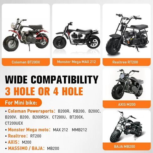 ضرس سلسلة خلفي عالي السرعة 40T ضرس 3 + 4 فتحات لدراجة كولمان B200R B200 B200RSV RT200 RB200 CT200U CT200UEX BT200X #40 41 420 سلسلة in Saudi Arabia