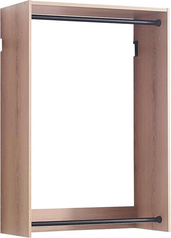 Oak Wall Mounted Wood Closet System in Kuwait