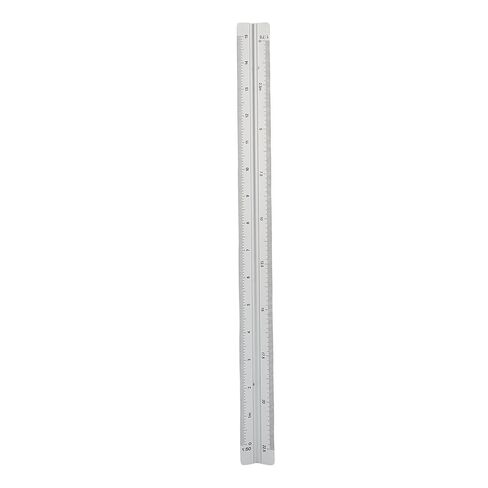 Engineer Scale Aluminum Triangle 30cm 1:20 1:25 1:50 1:75 1:100 1:125 - Accurate Scaled Measurements, Fade Proof Metal Engraving, Portable for Architects & Engineers (Gold) in Kuwait