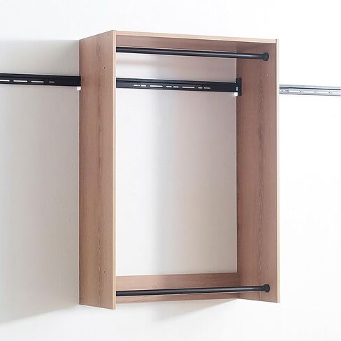 Oak Wall Mounted Wood Closet System in Kuwait