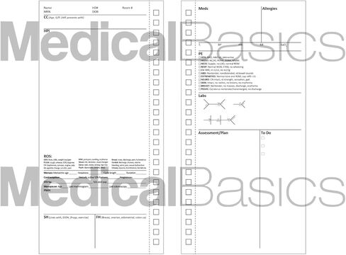 OB/GYN Tall Notebook – Obstetrics & Gynecology H&P Templates for Medical Students, OB Residents, NP, Midwife in Kuwait