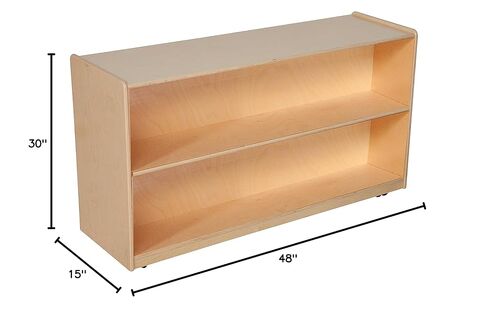 Wood Designs Adjustable Shelf Storage – Wooden Classroom Bookcase with Adjustable Shelves in Kuwait