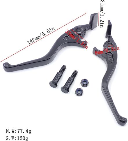 Brake Levers for Yozma IN10 Pro/Yozma IN10 Ebike, Aluminum Clutch and Brake Lever Set in Kuwait