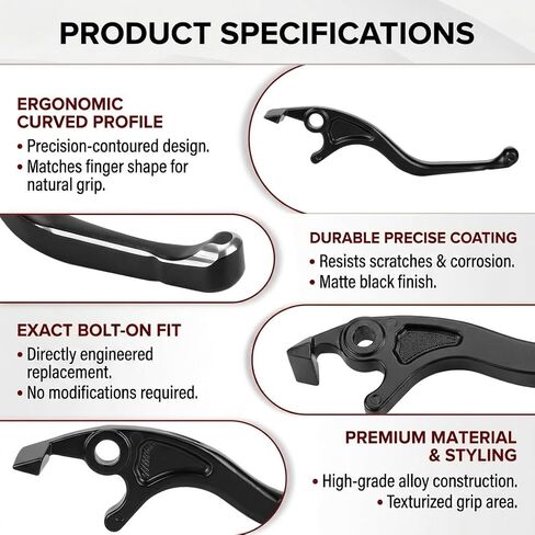 Brake Levers for Yozma IN10 Pro/Yozma IN10 Ebike, Aluminum Clutch and Brake Lever Set in Kuwait