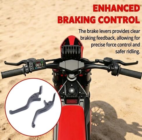 Brake Levers for Yozma IN10 Pro/Yozma IN10 Ebike, Aluminum Clutch and Brake Lever Set in Kuwait
