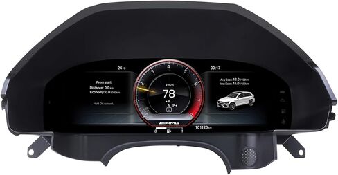 12.3’’ Digital Instrument Cluster Compatible With Mercedes-Benz E-Class W212 (2014–2015) NTG 4.5 Dashboard Gauge Panel in Kuwait