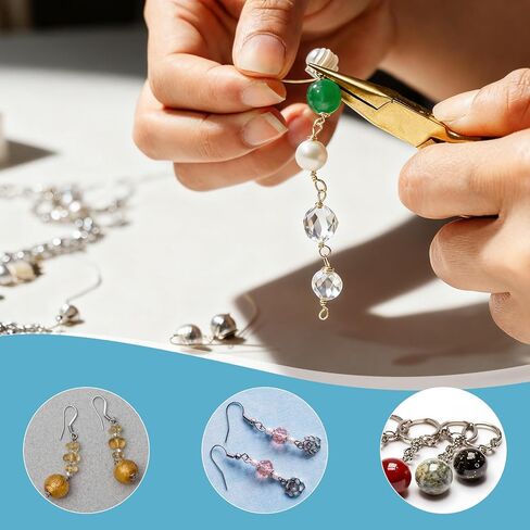 Ymapinc 200Pcs Eyepins for Jewelry Making 70mm/2.76In, Silver Open Eye Pins, Stainless Steel Head Pins Flat Eye Pin for DIY Crafts Earring Bracelet Necklace Pendant Jewelry Making Supplies in Kuwait