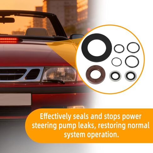 طقم حلقة دائرية لمضخة التوجيه الكهربائية لـ 2003-2011 SAAB 9-3 (محرك 2.0T B207)، استبدال 93201201، مجموعة استبدال إصلاح التسرب in Kuwait