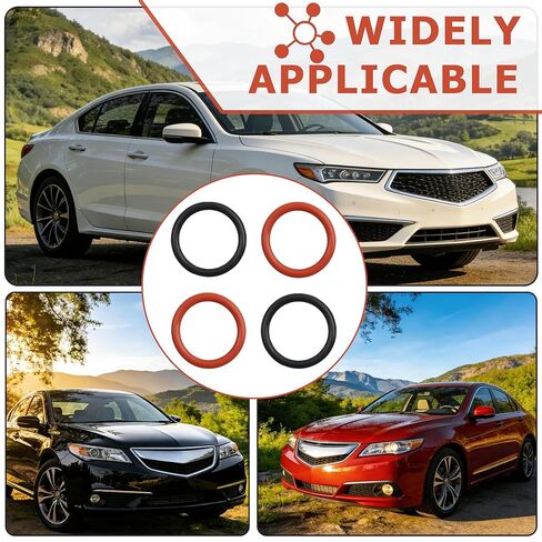 مجموعة حلقات دائرية لمضخة التوجيه 926-157 (مجموعة من 4) متوافقة مع مركبات مختارة من Acura وHonda # 91370-SV4-000 91345-RDA-A01 in Kuwait