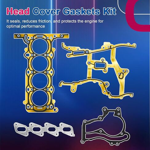 Timing Chain Kit with Head Gasket Set & Bolts for 2011-2016 Chevy Cruze/Sonic/Trax & Buick 1.4L Encore - HS26540PT-1,HSCV001, HS54898 in Kuwait