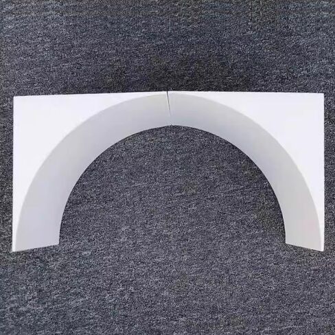DIY Foam Archway Kit - 2 Pack, Lightweight Half Circle Door Frame Molding, Rounded Arch Trim for Indoor Hallways (18x27x27cm, 7.1x10.6x10.6) - Perfect Home Decor! in Kuwait