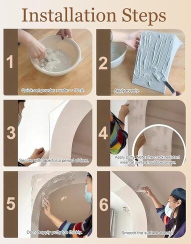 DIY Foam Archway Kit - 2 Pack, Lightweight Half Circle Door Frame Molding, Rounded Arch Trim for Indoor Hallways (18x27x27cm, 7.1x10.6x10.6) - Perfect Home Decor! in Kuwait
