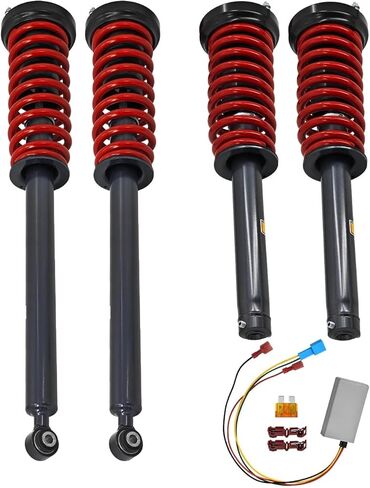 4 Pcs Front Rear Air to Coil Spring Shock Strut Conversion Kit Compatible For Mercedes 2MATIC W221 W220 2213209313 2213205513 2203202438(221-2Matic) in Kuwait