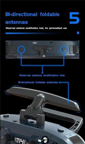 Jumper T14 2.4GHz ELRS Radio Controller with CNC Hall Gimbals, OLED Screen, EdgeTX Transmitter in Kuwait