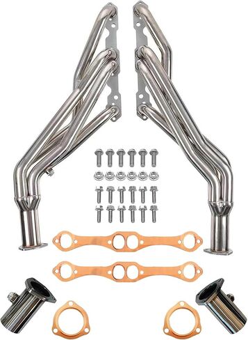 رؤوس عادم أنبوب طويل لـ 1988-1998 OBS Chevy GMC C1500 C2500 K1500 K2500 304 الفولاذ المقاوم للصدأ 2WD 4WD 4X4 5.0L 5.7L 305 350 سيلفرادو سييرا 1-5/8 بوصة الانتخابات التمهيدية 2-1/2 بوصة جامعي in Kuwait