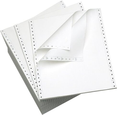 Office Depot® Brand Computer Paper, 2-Part, Standard Perforation, Carbonless, 9-1/2" x 11", 15 Lb, White, Carton Of 1400 Forms in Kuwait