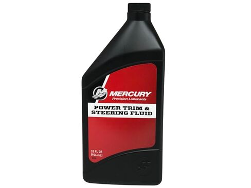 Cyclemax One Pack compatible with Mercury Power Trim & Steering Fluid Quart 858075K01 Contains One Power Trim & Steering Fluid Quart and a Funnel in Kuwait