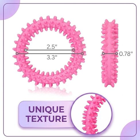 Mr. Pen- Spiky Sensory Ring Bracelets, 3 Pack, Rubber Sensory Bracelets, Stretchy Fidget Toys for Kids and Adults, Individuals with ADHD, Attention Disorder and Anxiety in Kuwait