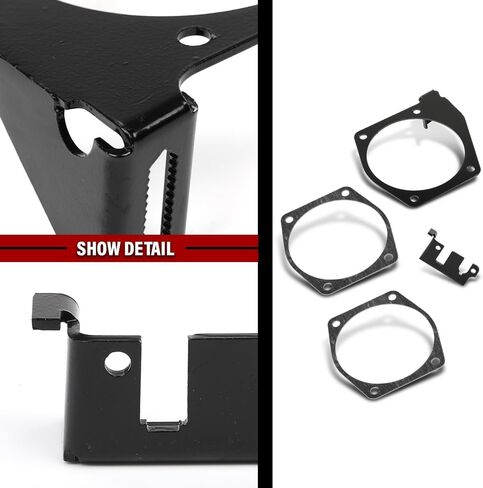 دعامة كابل جسم الخانق تناسب 92 مم 102 مم LSX LS LS1 LS3 LS6 LS7 4-Bolts Drive-By-Cable جسم الخانق لا يناسب المآخذ الأكبر 105 مم باللون الأسود in Kuwait